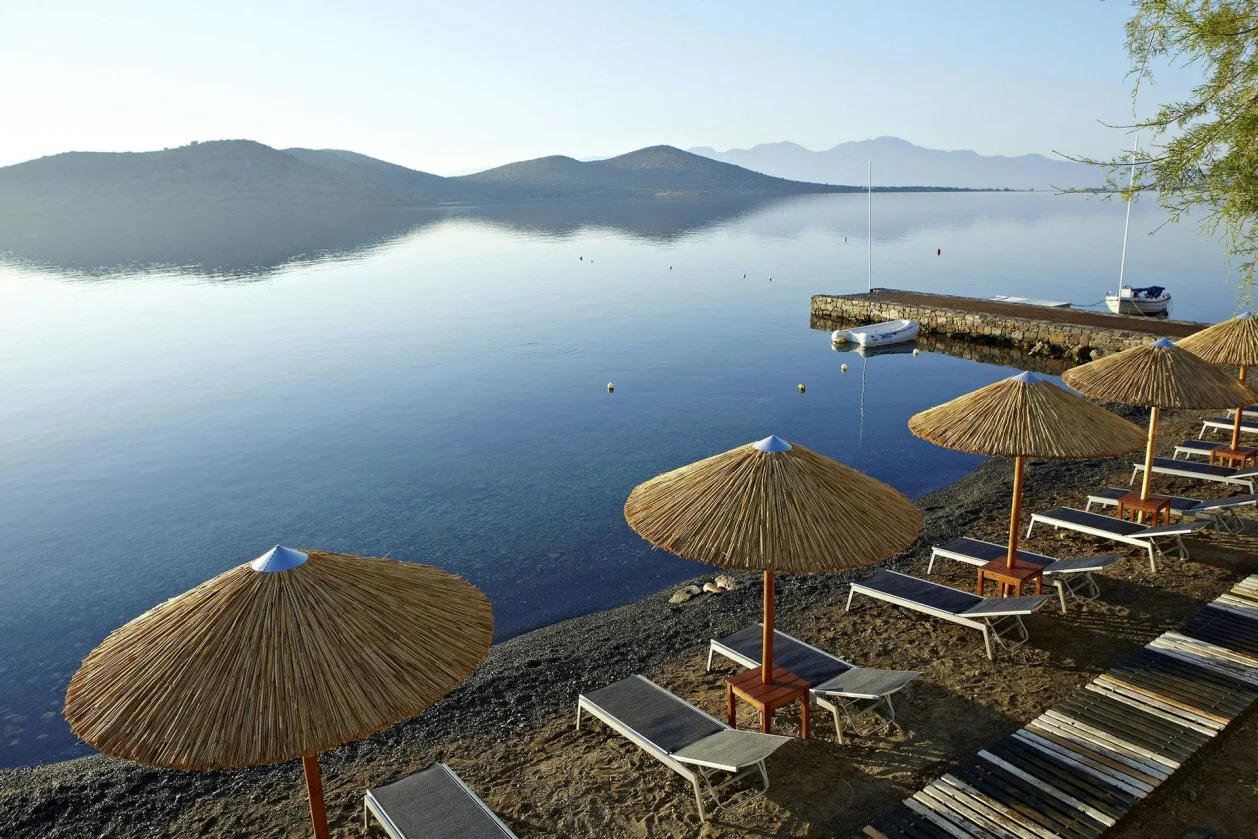 Domes Aulus Elounda beach view